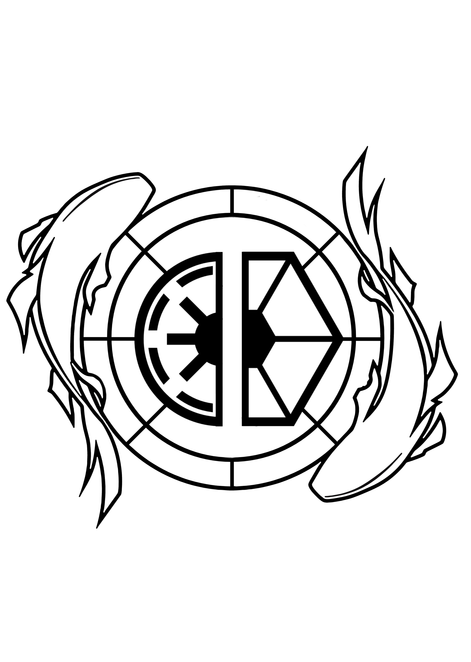 star wars logo black